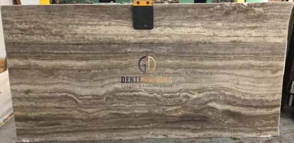 Dark Grey Travertine 10125 2cm Polished-Filled 117±X59±