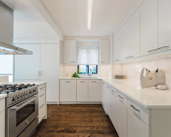 White Nano Glass Kitchen