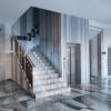 Striato Olimpico Elevator & Stairs
